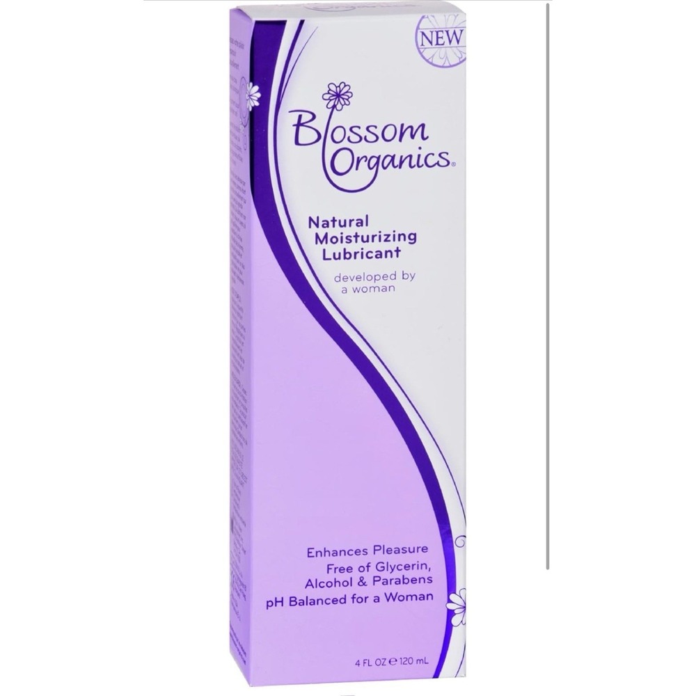 Blossom Organics Natural Moisturizing Lubricant Pure Organic Aloe 4 Fl Oz